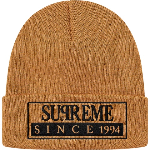 Supreme Reserved Beanie - Tan