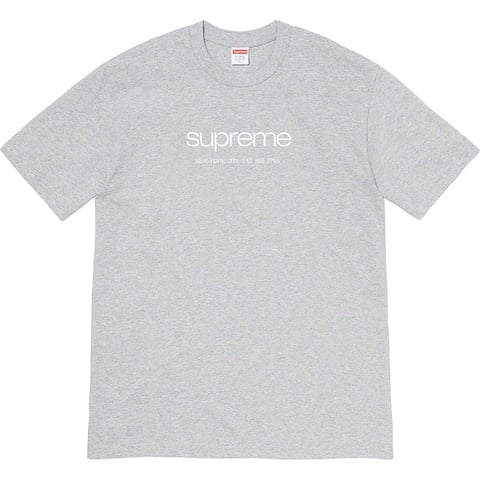 Supreme Shop Tee - Heather Grey