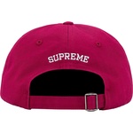 Supreme License Plate 6-Panel (SS20) - Cranberry