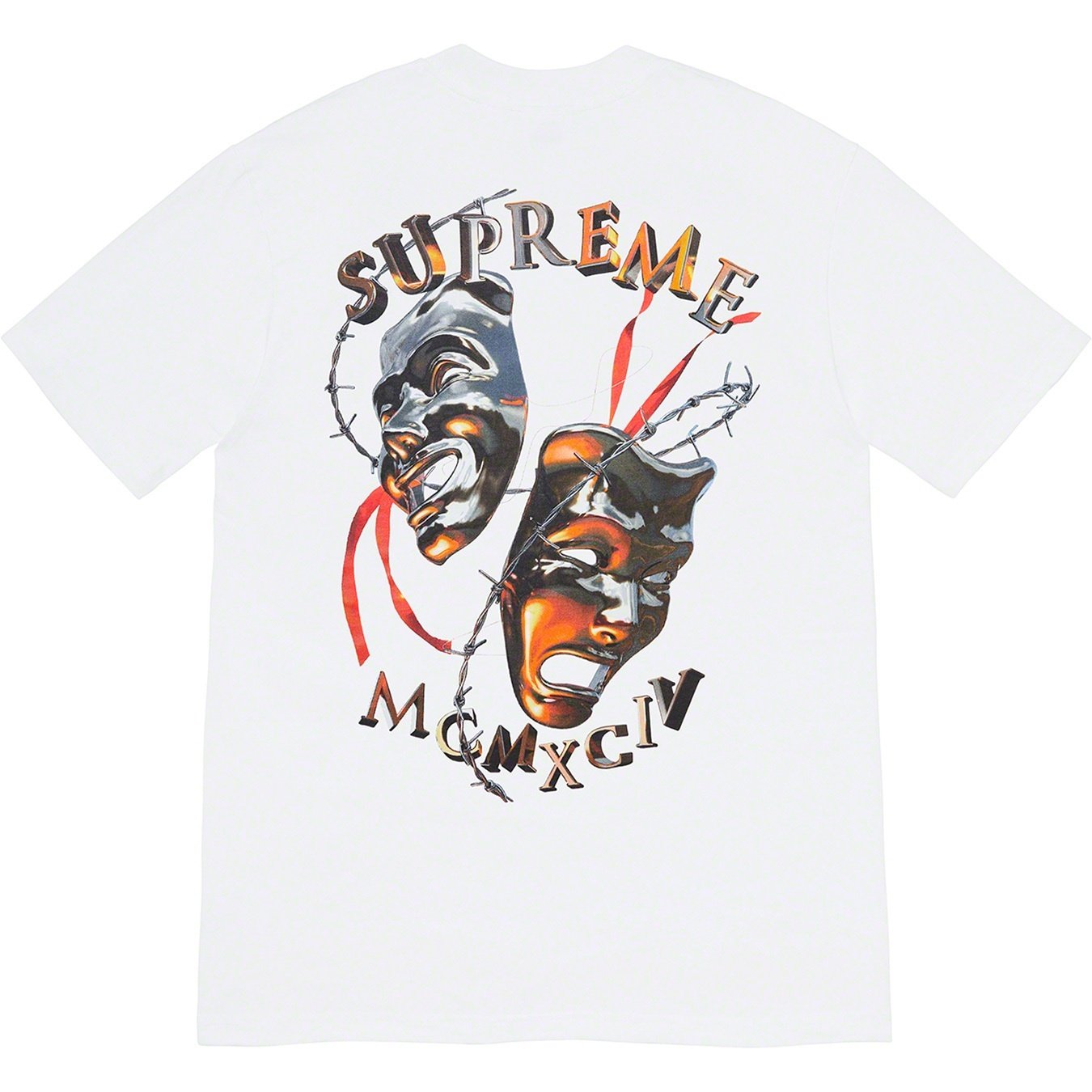 Supreme Laugh Now Tee (SS20) - White - $38