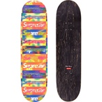 Supreme Distorted Logo Skateboard (SS20) - Yellow - 8.375" x 32.125"