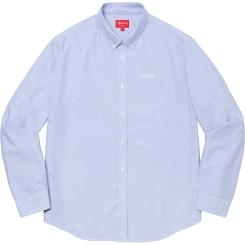 Supreme Oxford Shirt - Light Blue