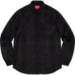 Supreme Snakeskin Jacquard Shirt (SS20) - Black