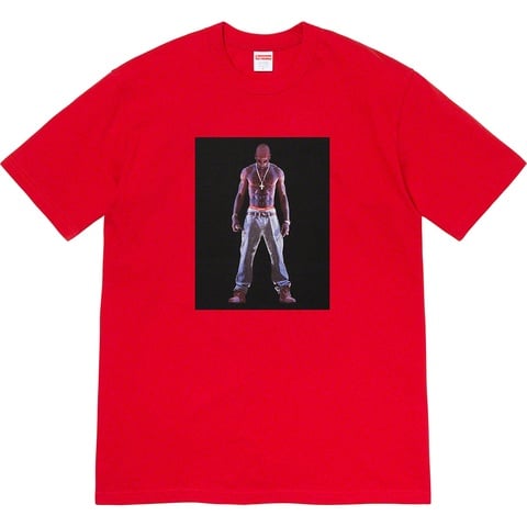 Supreme Tupac Hologram Tee - Red