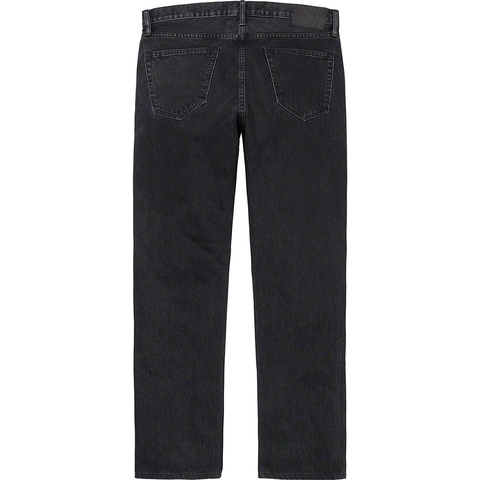 Supreme Stone Washed Black Slim Jean - Washed Black