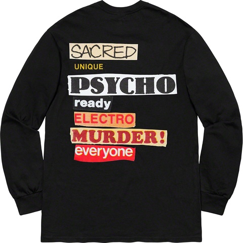 Supreme Sacred Unique L/S Tee - Black