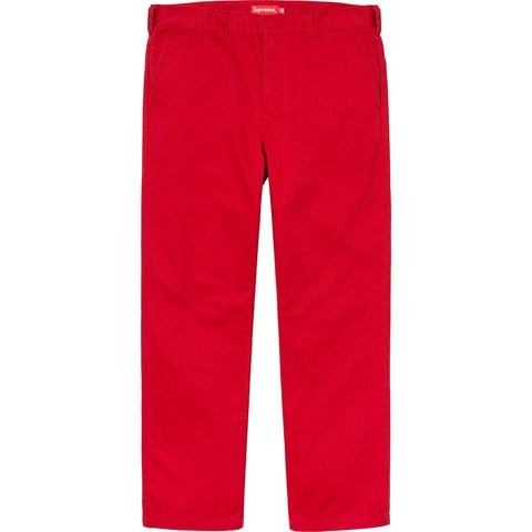 Supreme Work Pant - Red
