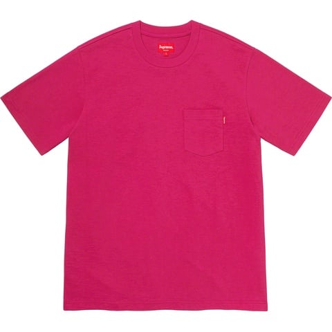 Supreme S/S Pocket Tee - Fuchsia