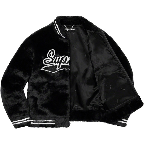 Faux Fur Varsity Jacket - spring/summer 2020 - Supreme
