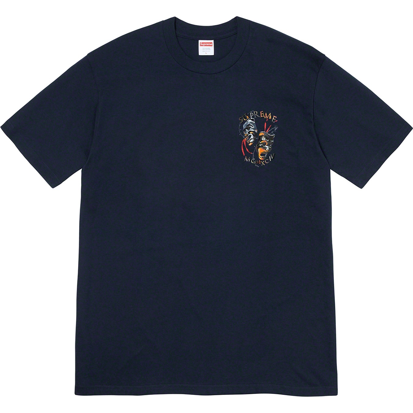 Supreme Laugh Now Tee (SS20) - Navy - $38