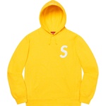 Supreme S Logo Hooded Sweatshirt (SS20) - Yellow