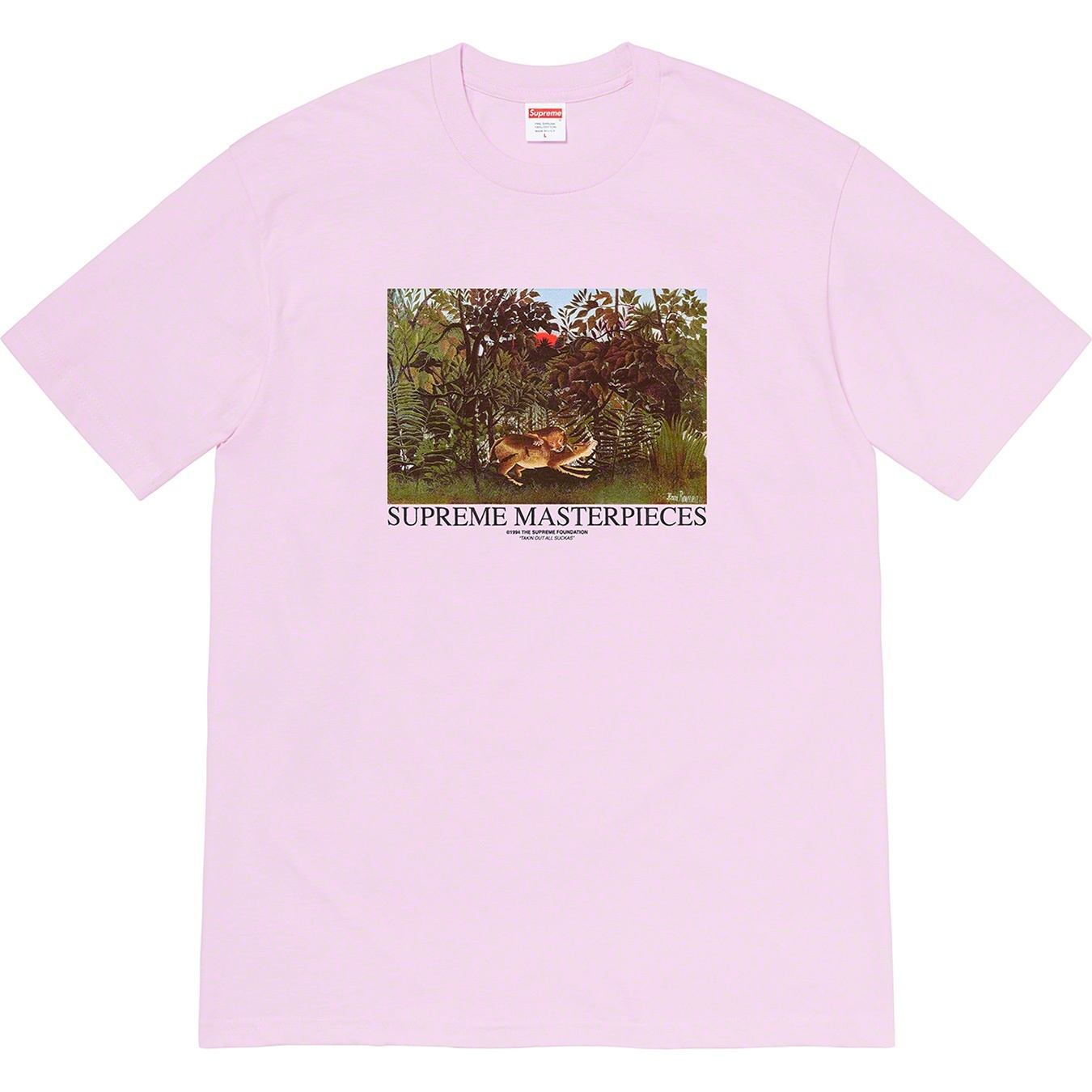 Supreme Masterpieces Tee (SS20) - Light Purple - $38