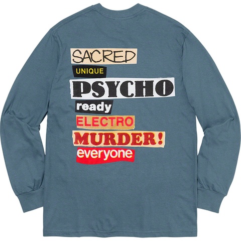 Supreme Sacred Unique L/S Tee - Slate