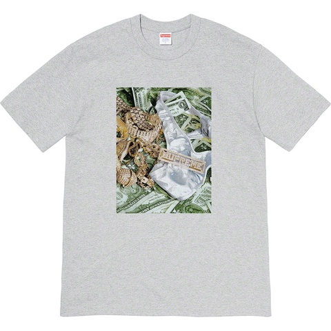 Supreme Bling Tee - Heather Grey