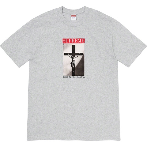 Supreme Loved By The Children Tee - Heather Grey