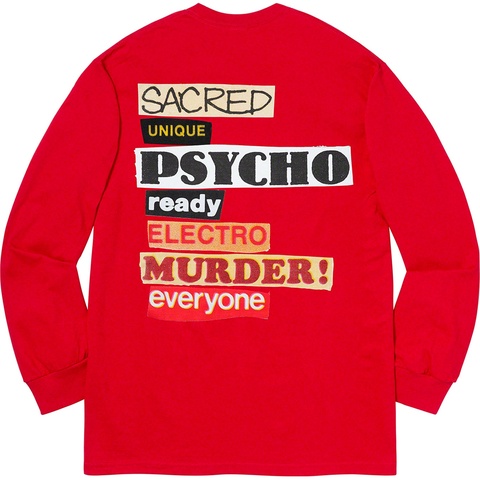 Supreme Sacred Unique L/S Tee - Red