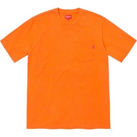 Supreme S/S Pocket Tee - Orange