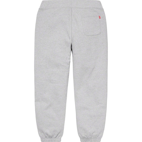 Supreme S Logo Sweatpant - Heather Grey