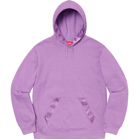 Supreme Tonal Webbing Hooded Sweatshirt - Violet