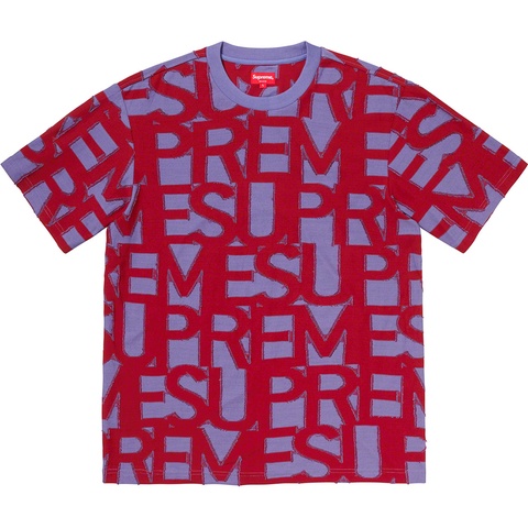 Supreme Spellout S/S Top - Dusty Purple