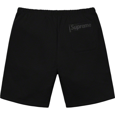Supreme Tonal Webbing Sweatshort - Black
