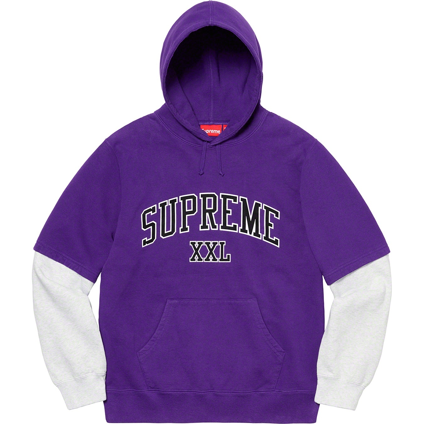 Supreme XXL Hooded Sweatshirt (SS20) - Purple - $158