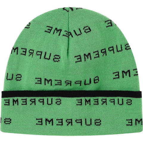 Supreme Logo Repeat Beanie - Mint