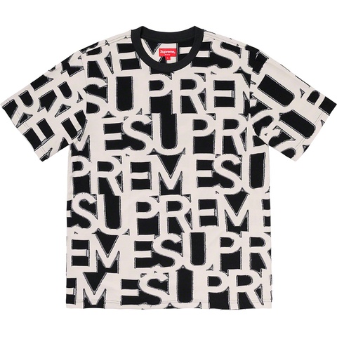 Supreme Spellout S/S Top - Black