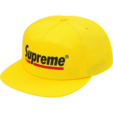 Supreme Underline 5-Panel - Bright Yellow