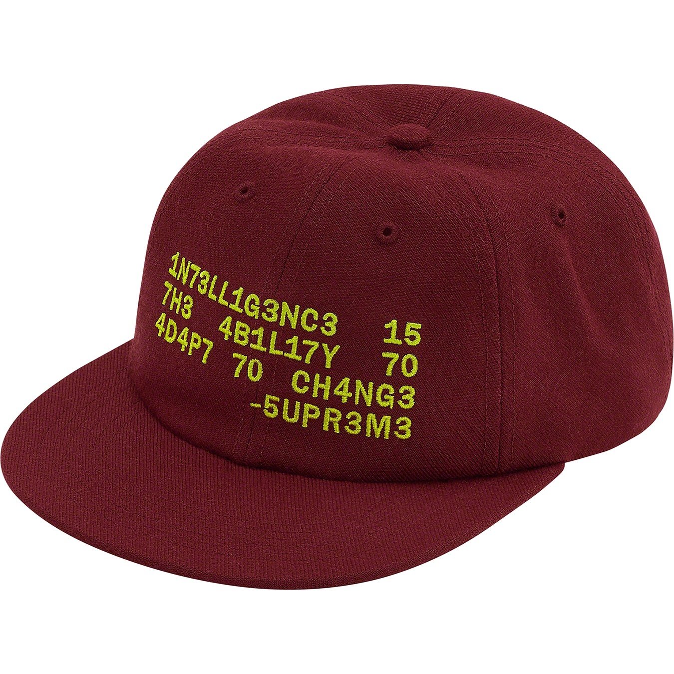 Supreme Intelligence 6-Panel (SS20) - Cardinal - $44