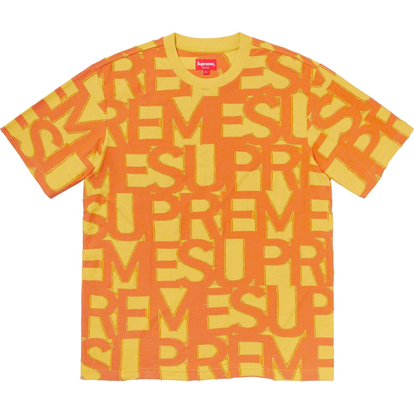 Supreme Spellout S S Top (SS20) - Yellow - $88