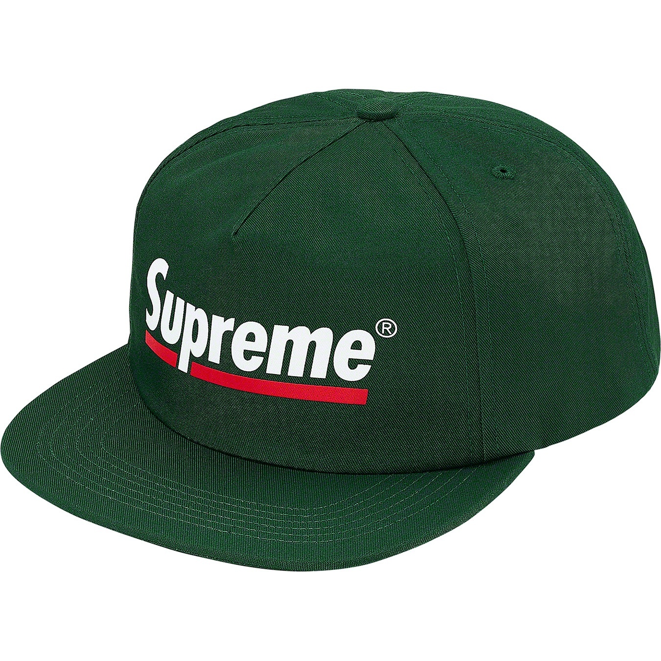 Supreme Underline 5-Panel (SS20) - Green - $42