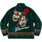 Supreme Drama Mask Fleece Jacket (SS20) - Dark Green