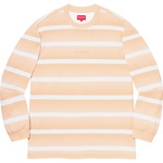 Supreme Fade Stripe L S Top (SS20) - Tan