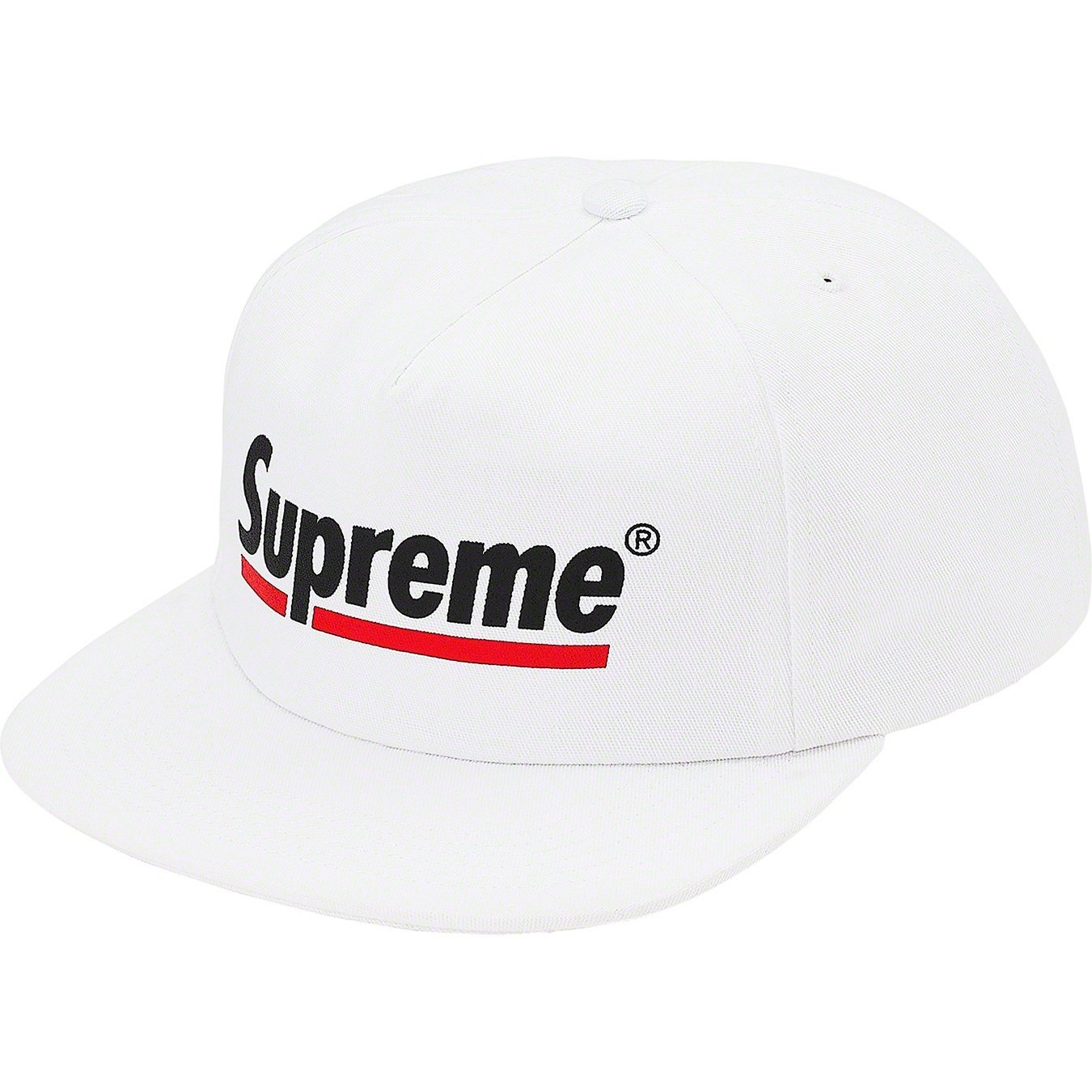 Supreme Underline 5-Panel (SS20) - White - $42