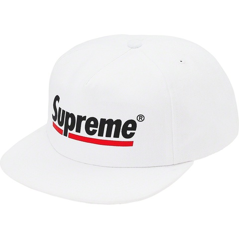 Supreme Underline 5-Panel - White