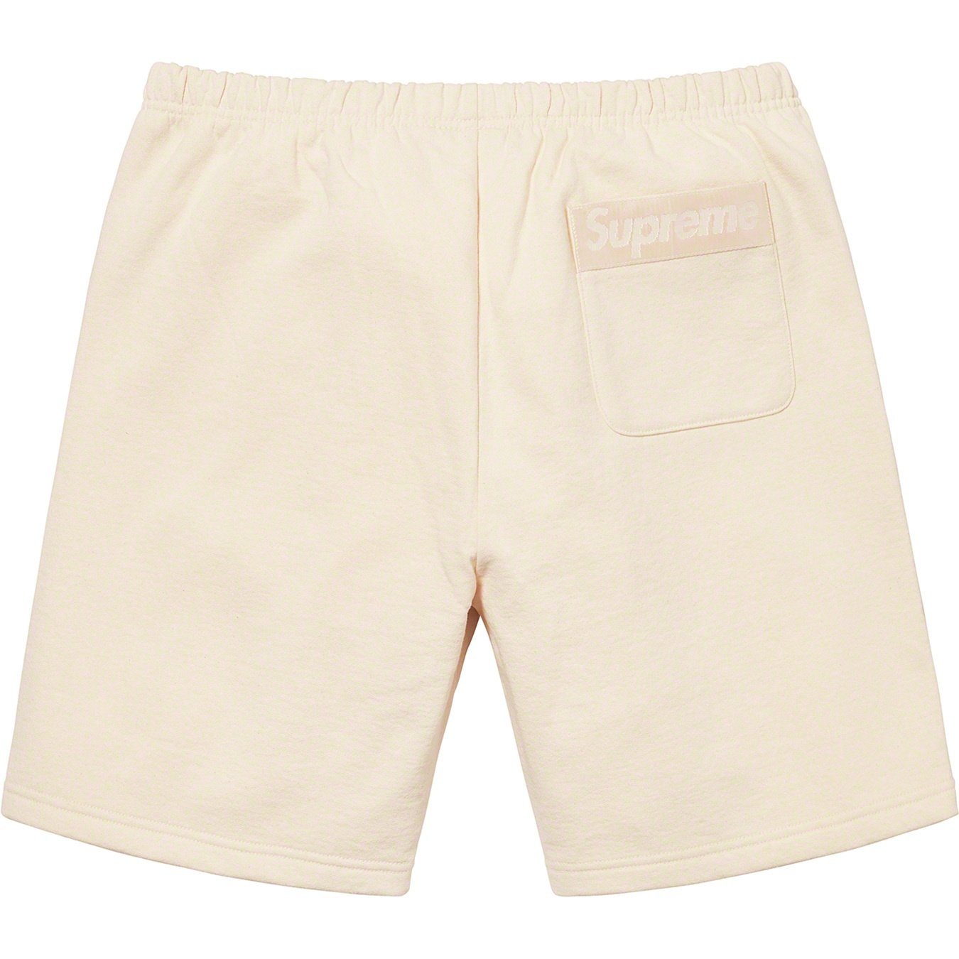 Supreme Tonal Webbing Sweatshort (SS20) - Natural - $118