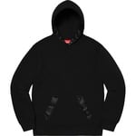 Supreme Tonal Webbing Hooded Sweatshirt (SS20) - Black
