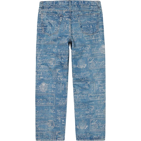Checks Embroidered Jean - spring/summer 2020 - Supreme