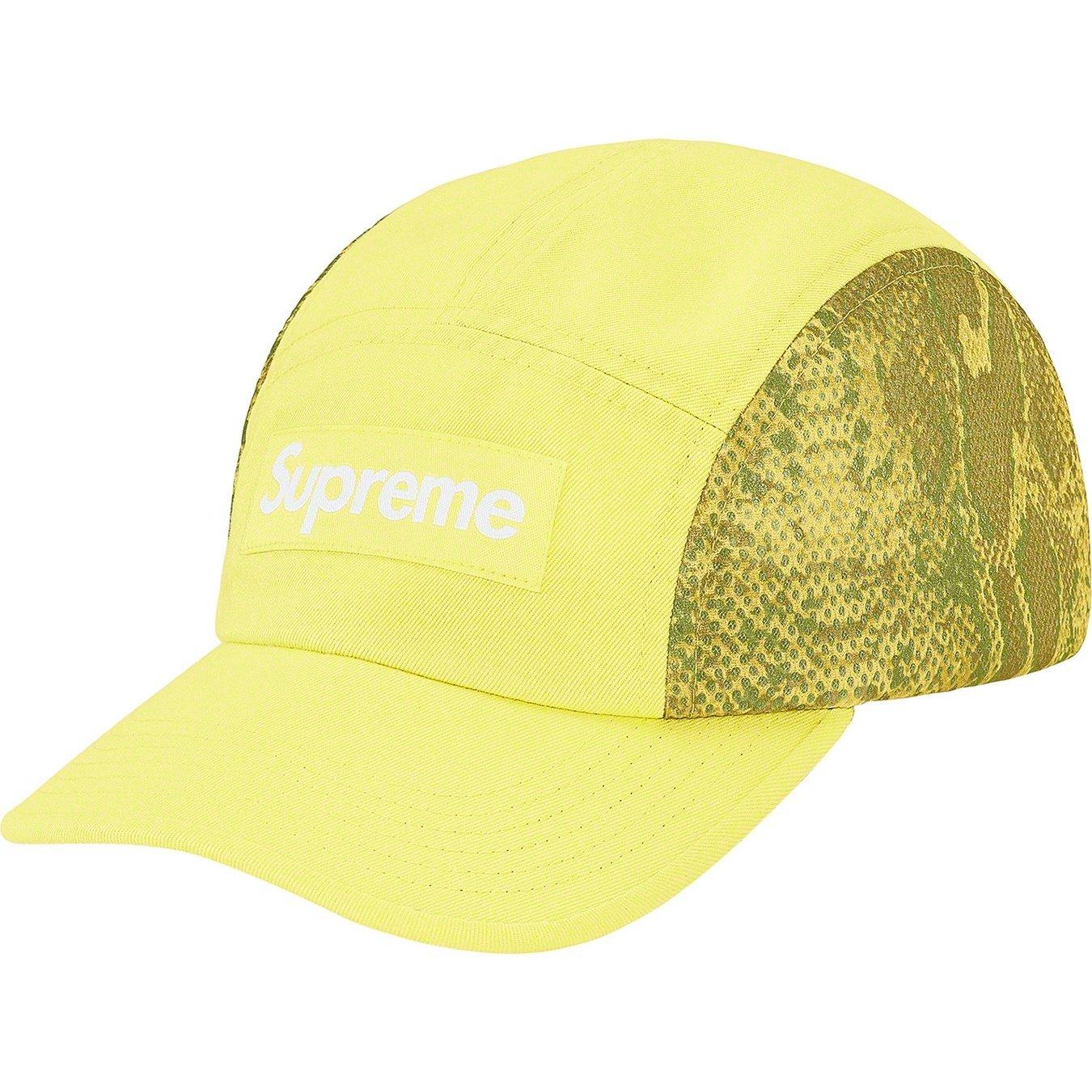 Supreme Snakeskin Mesh Camp Cap (SS20) - Pale Green - $48