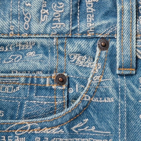 Checks Embroidered Jean - spring/summer 2020 - Supreme
