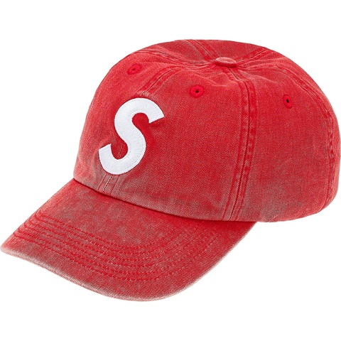Supreme Pigment Print S Logo 6-Panel - Red
