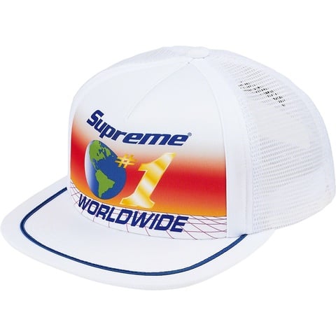 Supreme Worldwide Mesh Back 5-Panel - White