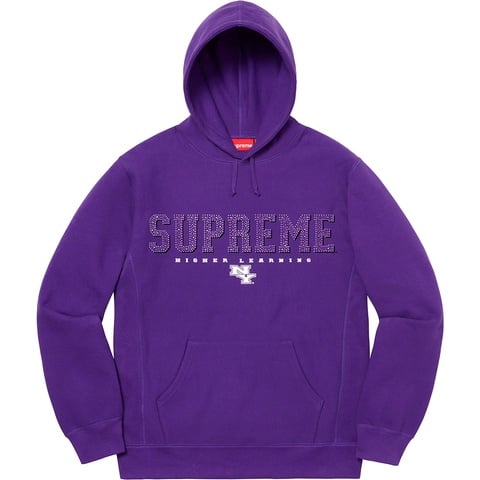 Supreme Gems Hooded Sweatshirt - Purple