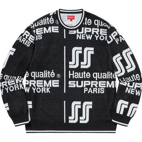 Supreme Qualité Sweater - Black
