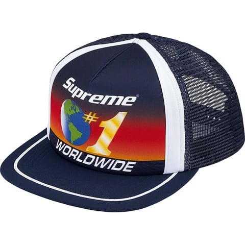 Supreme Worldwide Mesh Back 5-Panel - Navy