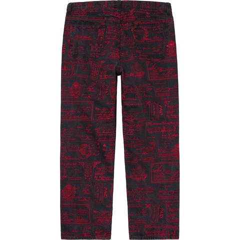 Checks Embroidered Jean - spring/summer 2020 - Supreme
