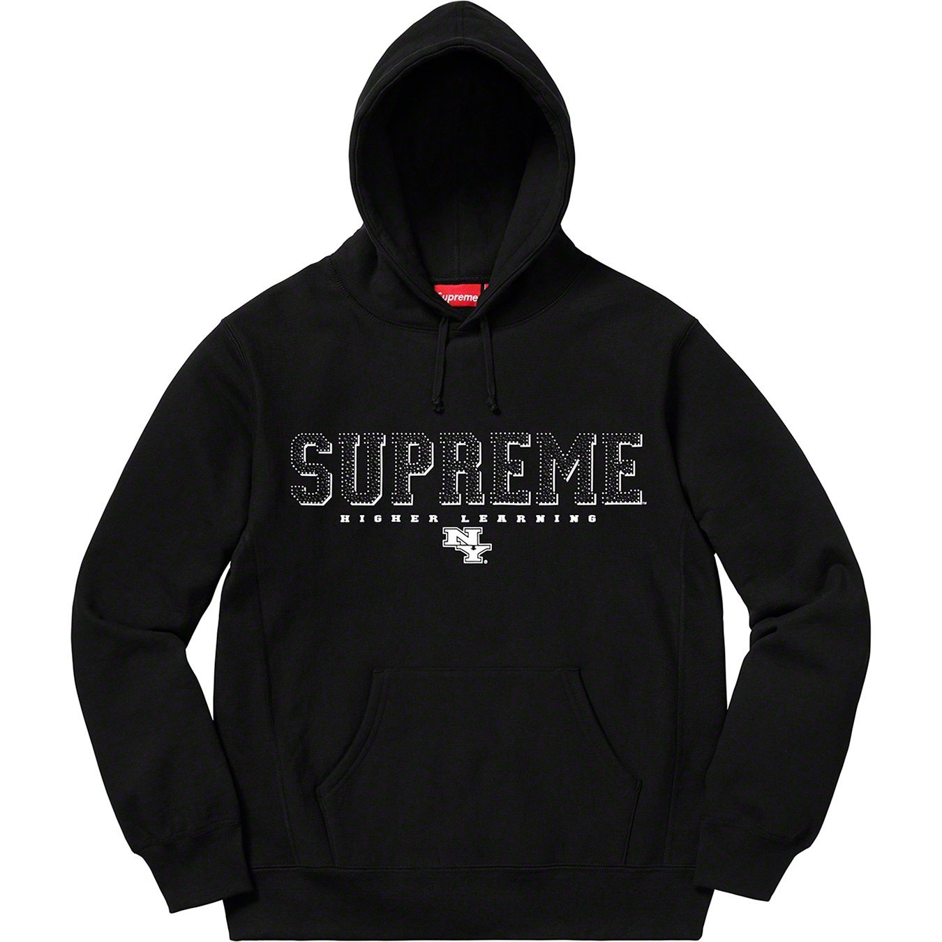 Supreme Gems Hooded Sweatshirt (SS20) - Black - $158