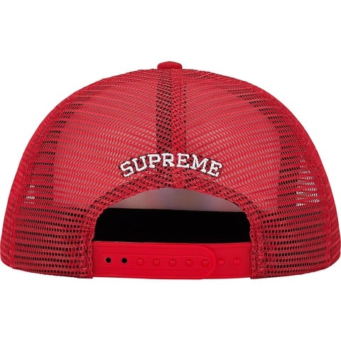 Supreme Worldwide Mesh Back 5-Panel - Red