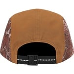 Supreme Snakeskin Mesh Camp Cap (SS20) - Brown